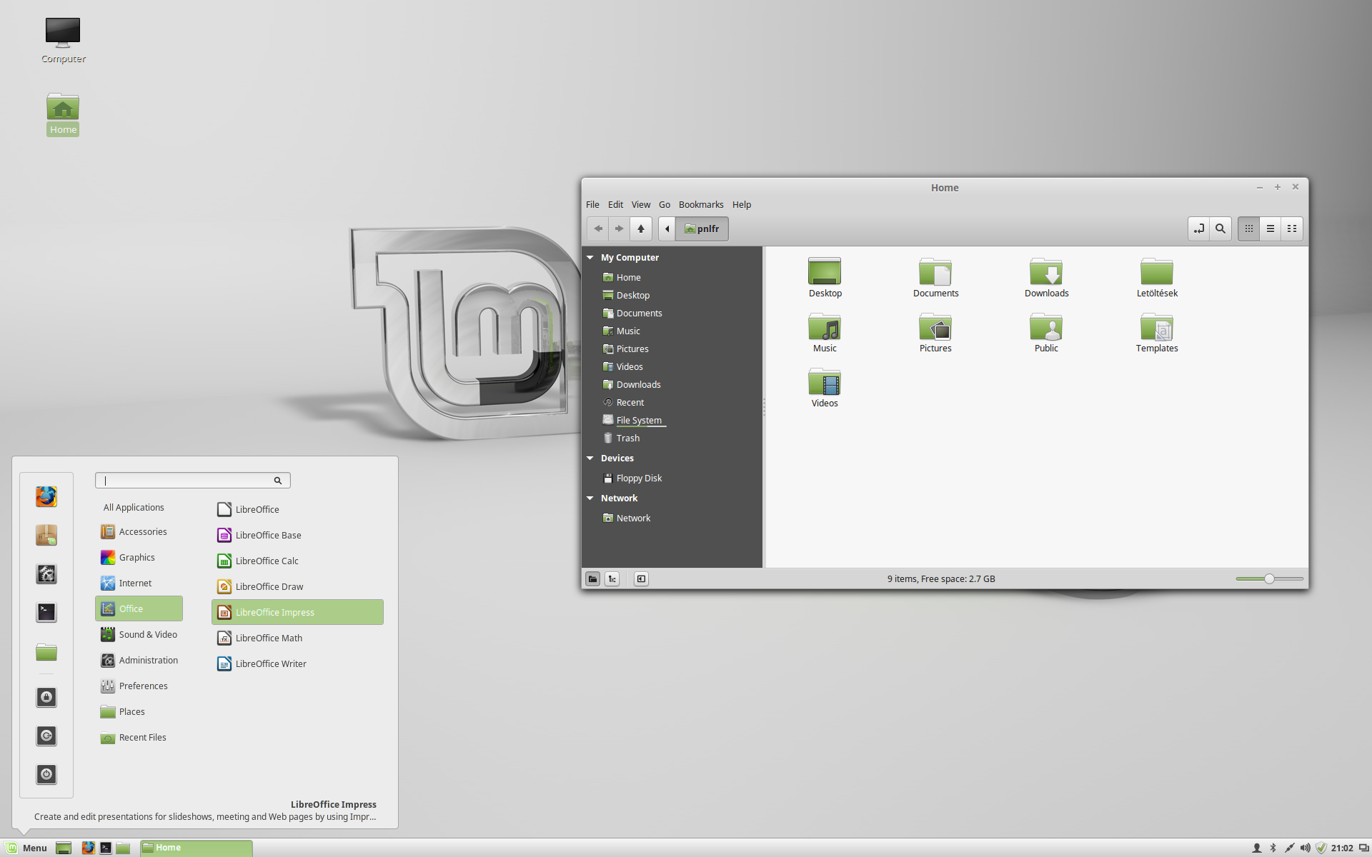 LinuxMint screenshot